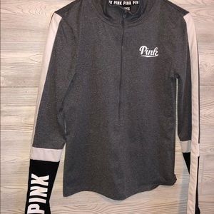 vs PINK half zip up